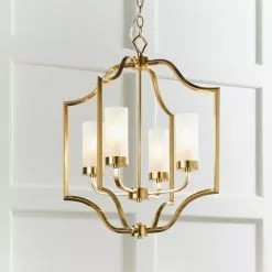 Vogue Lighting Vogue Edrea 4 Light Ceiling Fitting Brass -DUNEL House Shop 1000169438 alt02