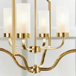 Vogue Lighting Vogue Edrea 4 Light Ceiling Fitting Brass -DUNEL House Shop 1000169438 alt03