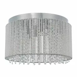 Vogue Lighting Vogue Galina 10 Light Crystal Flush Fitting Chrome -DUNEL House Shop 1000169443 alt05