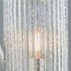 Vogue Lighting Vogue Easton Ribbed Glass Semi Flush Ceiling Fitting Chrome -DUNEL House Shop 1000169454 alt03