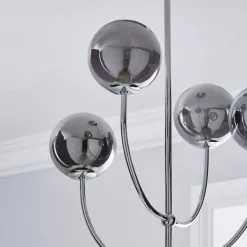Dunelm Gigi Chrome Ceiling Fitting -DUNEL House Shop 1000180652 alt02