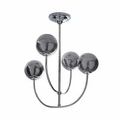 Dunelm Gigi Chrome Ceiling Fitting -DUNEL House Shop 1000180652 alt05