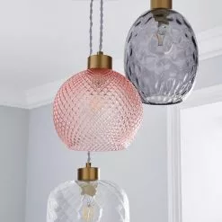 Dunelm Elodie Glass Cluster Multicoloured Ceiling Fitting -DUNEL House Shop 1000180658 alt02