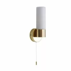 Dunelm Porto Bathroom Wall Light Brass -DUNEL House Shop 1000182551 alt05