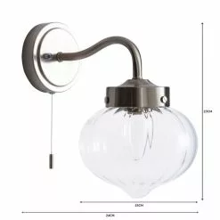 Dunelm Voyager Bathroom Wall Light -DUNEL House Shop 1000182558 alt07