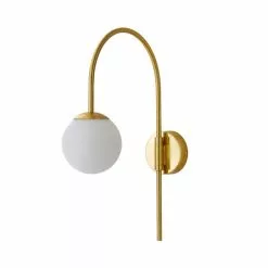 Dunelm Eniola Easy Fit Plug In Wall Light Gold -DUNEL House Shop 1000182573 alt05