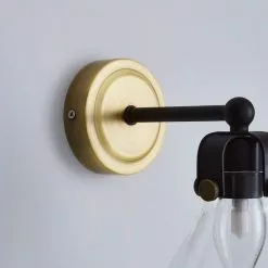 Dunelm Paulson Bathroom Wall Light Antique Brass -DUNEL House Shop 1000182579 alt03