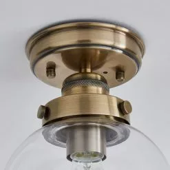Dunelm Broden Bathroom Flush Fitting Antique Brass -DUNEL House Shop 1000182583 alt02