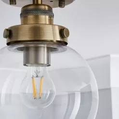 Dunelm Broden Bathroom Flush Fitting Antique Brass -DUNEL House Shop 1000182583 alt03