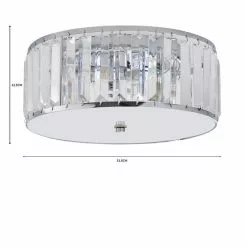 Dunelm Tropez Bathroom Flush Chandelier 13 Dunelm Tropez Bathroom Flush Chandelier -DUNEL House Shop 1000182589 alt07