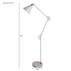Dunelm Logan Task Floor Lamp 13 Dunelm Logan Task Floor Lamp -DUNEL House Shop 1000182923 alt07