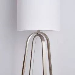 Dunelm Robyn Dual Lit Integrated LED Floor Lamp White -DUNEL House Shop 1000182924 alt02