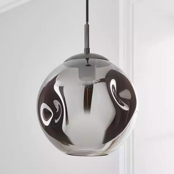 Dunelm Alexis Glass 1 Light Pendant Ceiling Fitting 4 Dunelm Alexis Glass 1 Light Pendant Ceiling Fitting - Image 2