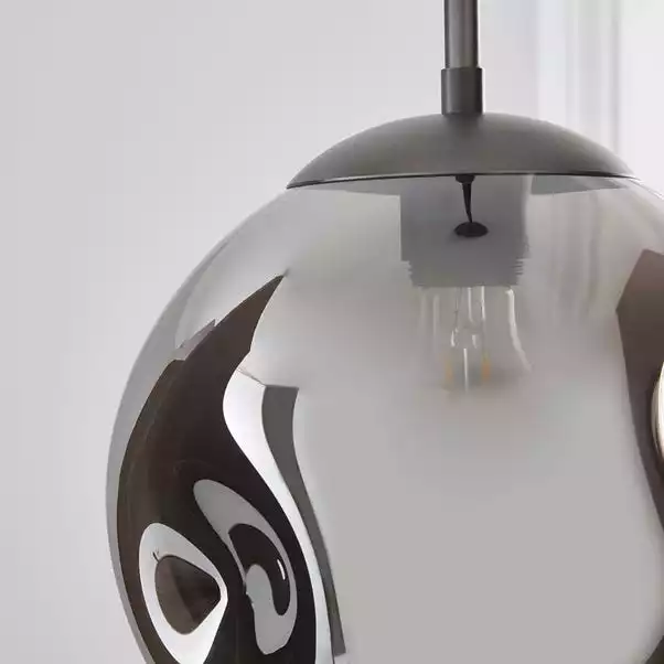 Dunelm Alexis Glass 1 Light Pendant Ceiling Fitting 5 Dunelm Alexis Glass 1 Light Pendant Ceiling Fitting - Image 3