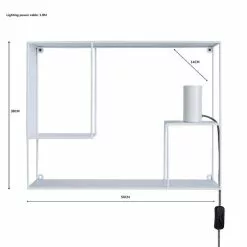Dunelm Bradford Shelf Wall Light With Magnetic Bulb Holder 13 Dunelm Bradford Shelf Wall Light With Magnetic Bulb Holder -DUNEL House Shop 1000183028 alt07