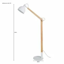 Dunelm Cleo Adjustable Floor Lamp -DUNEL House Shop 1000183032 alt07