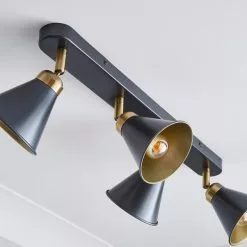 Dunelm Logan 4 Light Grey Spotlight Bar -DUNEL House Shop 1000183040 alt03