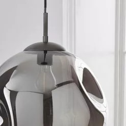 Dunelm Alexis DimpIed Glass 1 Light Pendant Ceiling Fitting 10 Dunelm Alexis DimpIed Glass 1 Light Pendant Ceiling Fitting -DUNEL House Shop 1000183042 alt02