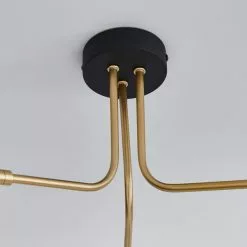 Dunelm Savona 3 Light Ceiling Fitting Black -DUNEL House Shop 1000183099 alt03