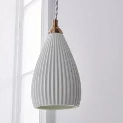 Dorma Purity Ribbed Porcelain Wall Light -DUNEL House Shop 1000183102 alt02