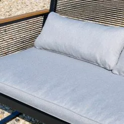 Elements 4 Seater Black Rope Conversation Set -DUNEL House Shop 1000183772 alt05