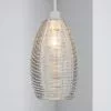Dunelm Cigar Wire Silver Easy Fit Pendant -DUNEL House Shop 30077069