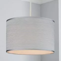 Ripple Lamp Shade 30cm Silver