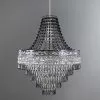 Dunelm Blenheim 47cm Smoked Jewels Chandelier Easy Fit Pendant -DUNEL House Shop 30131245
