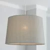 Dunelm Sara Tapered Lamp Shade 40cm Grey -DUNEL House Shop 30244186