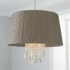 Dunelm Allure Grey Easy Fit Pendant -DUNEL House Shop 30244222