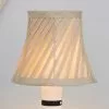 Dunelm Twisted Pleat Candle Lamp Shade 12cm Champ