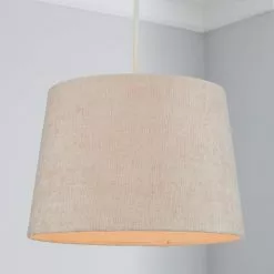 Dunelm Mons Chenille Lamp Shade 31cm Natural