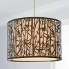 Dunelm Catiri Bamboo Leaf Grey Easy Fit Pendant -DUNEL House Shop 30571310