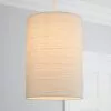 Dunelm Taora Paper Lamp Shade 20cm White -DUNEL House Shop 30579853
