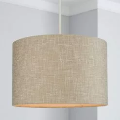 Dunelm Boucle Lamp Shade 35cm Natural