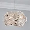 Dunelm Jaimee 3 Light Crystal Chrome Ceiling Fitting -DUNEL House Shop 30579898
