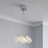 Dunelm Elmira 7 Light Bubble Glass Cluster Ceiling Fitting