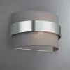 Dunelm Joey Shaded Grey Wall Light -DUNEL House Shop 30623424