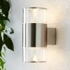 Dunelm Aden 2 Light Steel Outdoor Wall Light -DUNEL House Shop 30623431