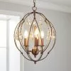 Dunelm Salino Globe 3 Light Antique Copper Chandelier -DUNEL House Shop 30625064