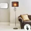Dunelm Etta Touch Dimmable Chrome Floor Lamp -DUNEL House Shop 30647550