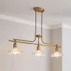 Dunelm Colt 3 Light Diner Antique Brass Ceiling Fitting -DUNEL House Shop 30647585