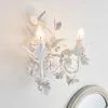 Dunelm Chateau 2 Light Candelabra White Wall Light 2 Dunelm Chateau 2 Light Candelabra White Wall Light -DUNEL House Shop 30647882