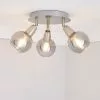Dunelm Tia 3 Light Nickel Spotlight