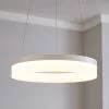 Dunelm Mickie 1 Light Integrated LED Hoop White Ceiling Fitting -DUNEL House Shop 30647900