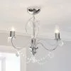 Dunelm Elizabeth 3 Light Bathroom Chrome Chandelier -DUNEL House Shop 30647916