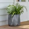 Dunelm Fibre Clay Geometric Grey Planter -DUNEL House Shop 30664332