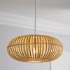 Dunelm Abrielle Bamboo Easy Fit Pendant -DUNEL House Shop 30669606