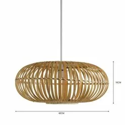 Dunelm Abrielle Bamboo Easy Fit Pendant -DUNEL House Shop 30669606 alt04