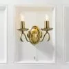 Vogue Lighting Vogue Bernice 2 Light Wall Light Antique Brass -DUNEL House Shop 30671117